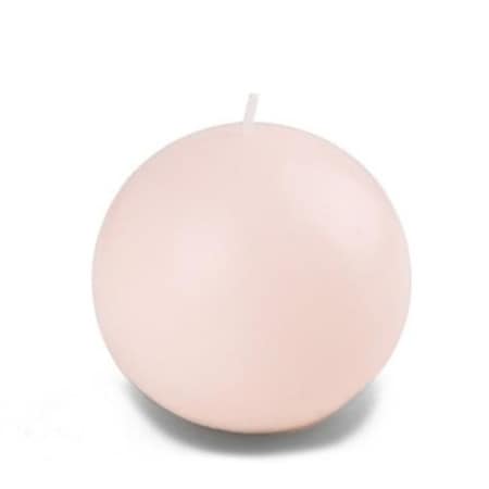 Zest Candle Zest Candle CBZ-026 4 in. Ivory Ball Candles -2pc-Box CBZ-026